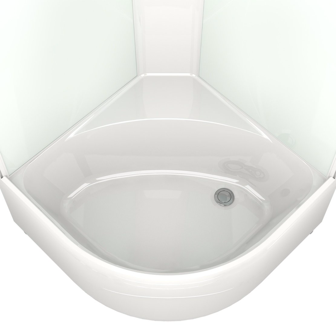 Душевая кабина KABINKA.KZ Eco Delight Slim (99) (204х90 см), высокий поддон купить,NaN