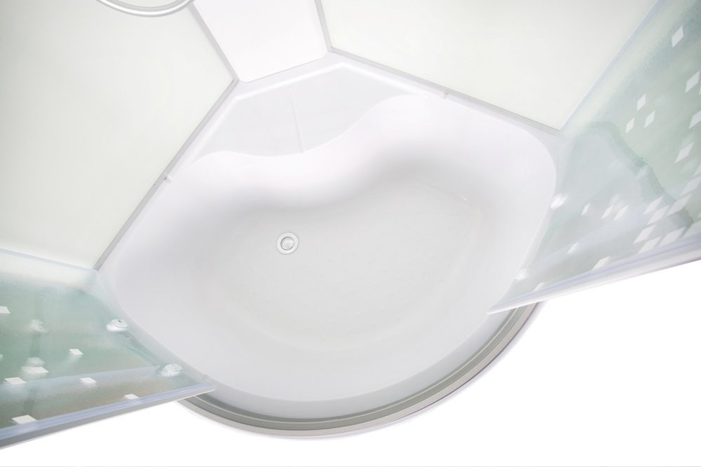 Душевая кабина KABINKA.KZ L910N с гидромассажем (200х100 см), высокий поддон