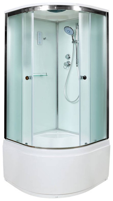 Душевая кабина KABINKA.KZ D511S с электрикой (220х110 см), высокий поддон