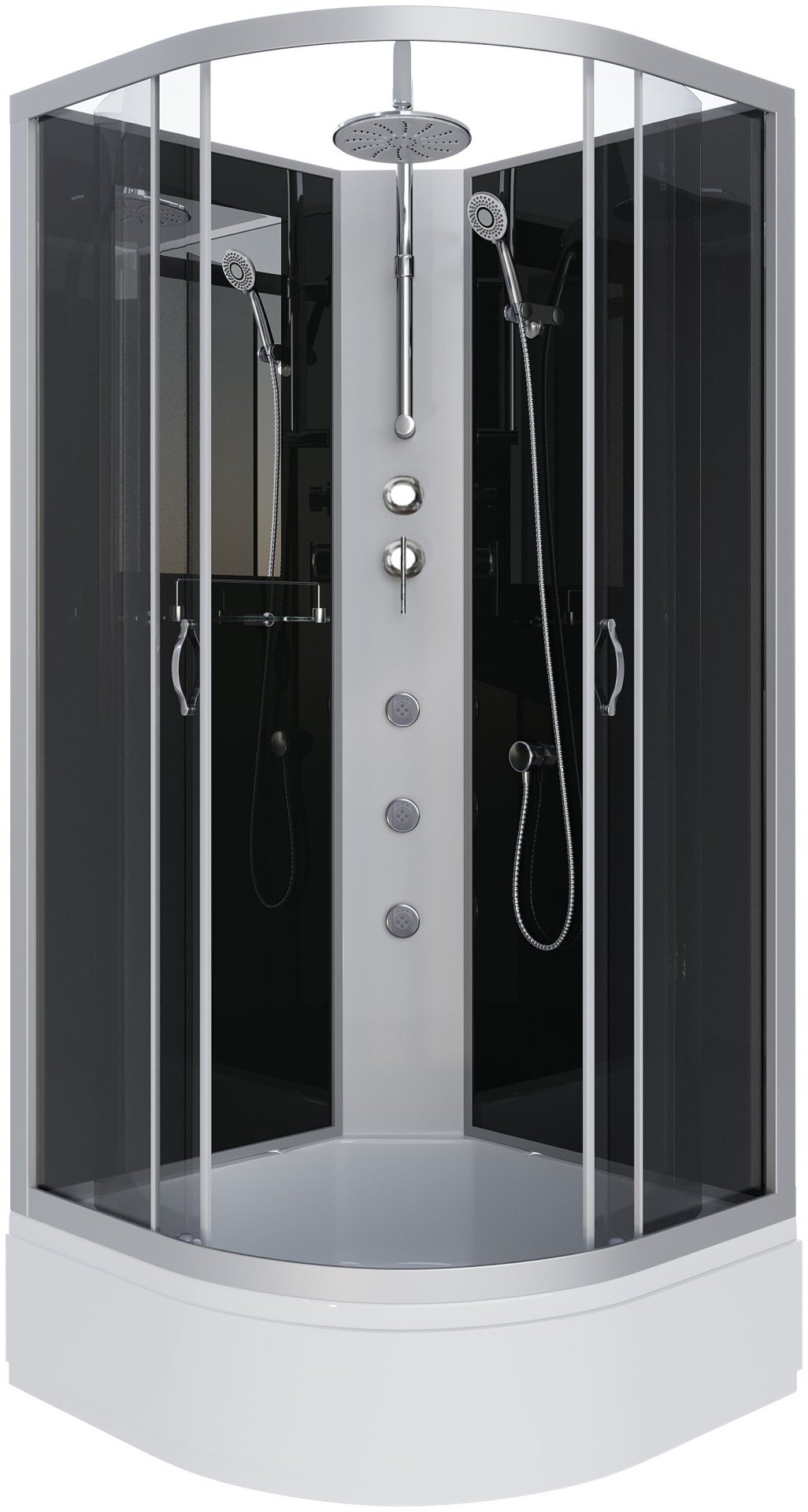 Душевая кабина Niagara NG-3503-14BKTG (210 см х 80 см), средний поддон купить,NaN