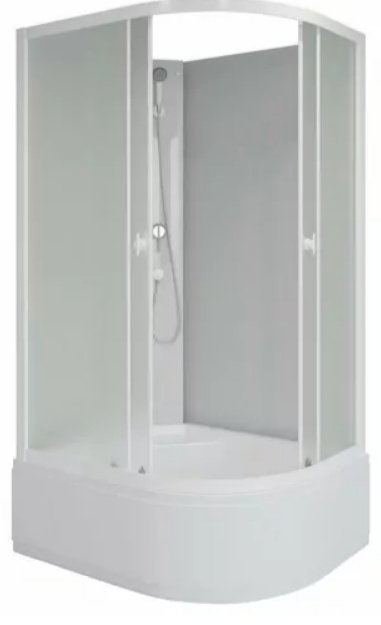 Душевая кабина KABINKA.KZ P100/80/40L/MT/BK (195х100 см), высокий поддон купить,NaN