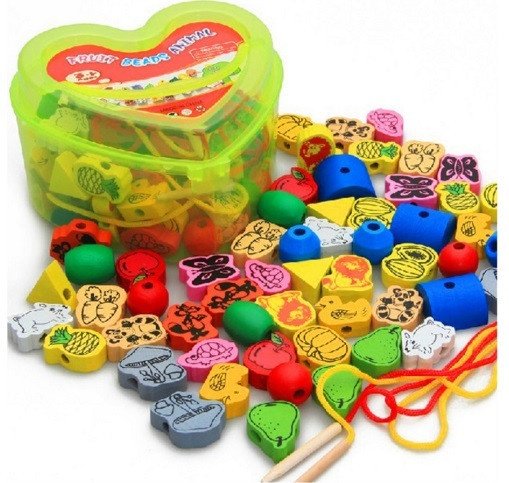 Шнуровка Wood toys Сердце