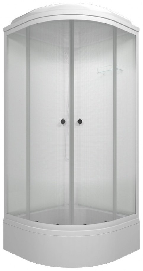 Душевая кабина KABINKA.KZ &#34;Лайт 90*90 В&#34; (231.5х90 см), средний поддон