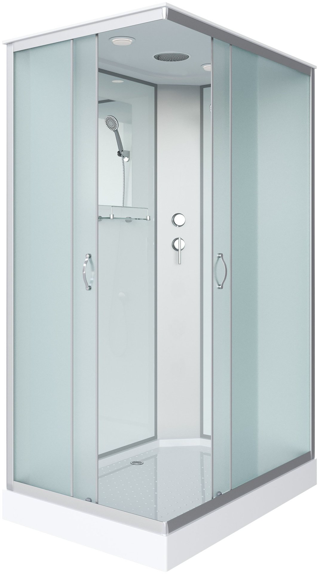 Душевая кабина Niagara NG-43185-14Q (215 см х 110 см), низкий поддон купить,NaN