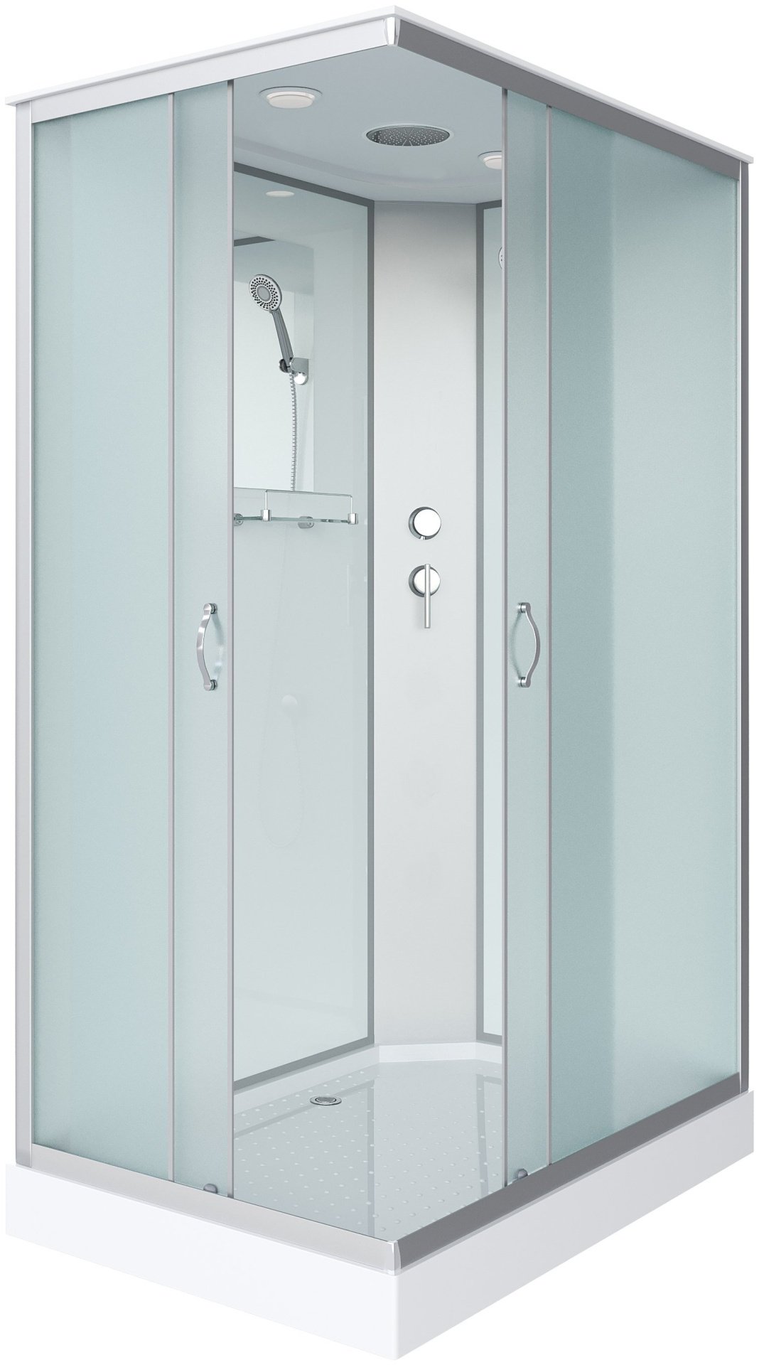 Душевая кабина Niagara NG-43185-14Q (215 см х 110 см), низкий поддон купить,NaN