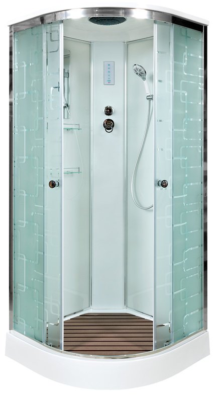 Душевая кабина KABINKA.KZ EM2011 с электрикой (220х110 см), низкий поддон - ForteMarket Душевая кабина KABINKA.KZ EM2011 с электрикой (220х110 см), низкий поддон купить,0
