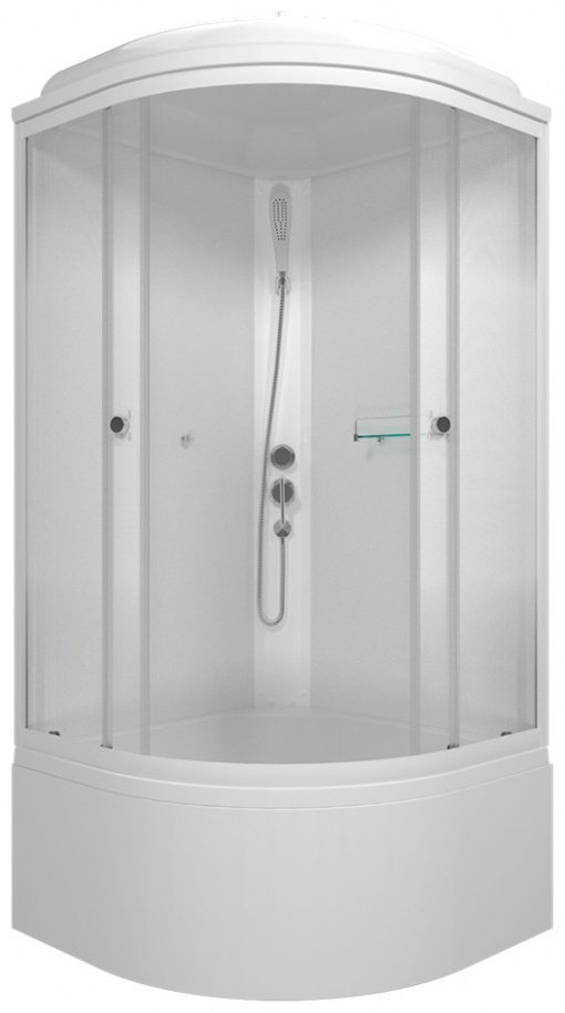 Душевая кабина KABINKA.KZ "Лайт 90*90 Б" (218.5х90 см), высокий поддон