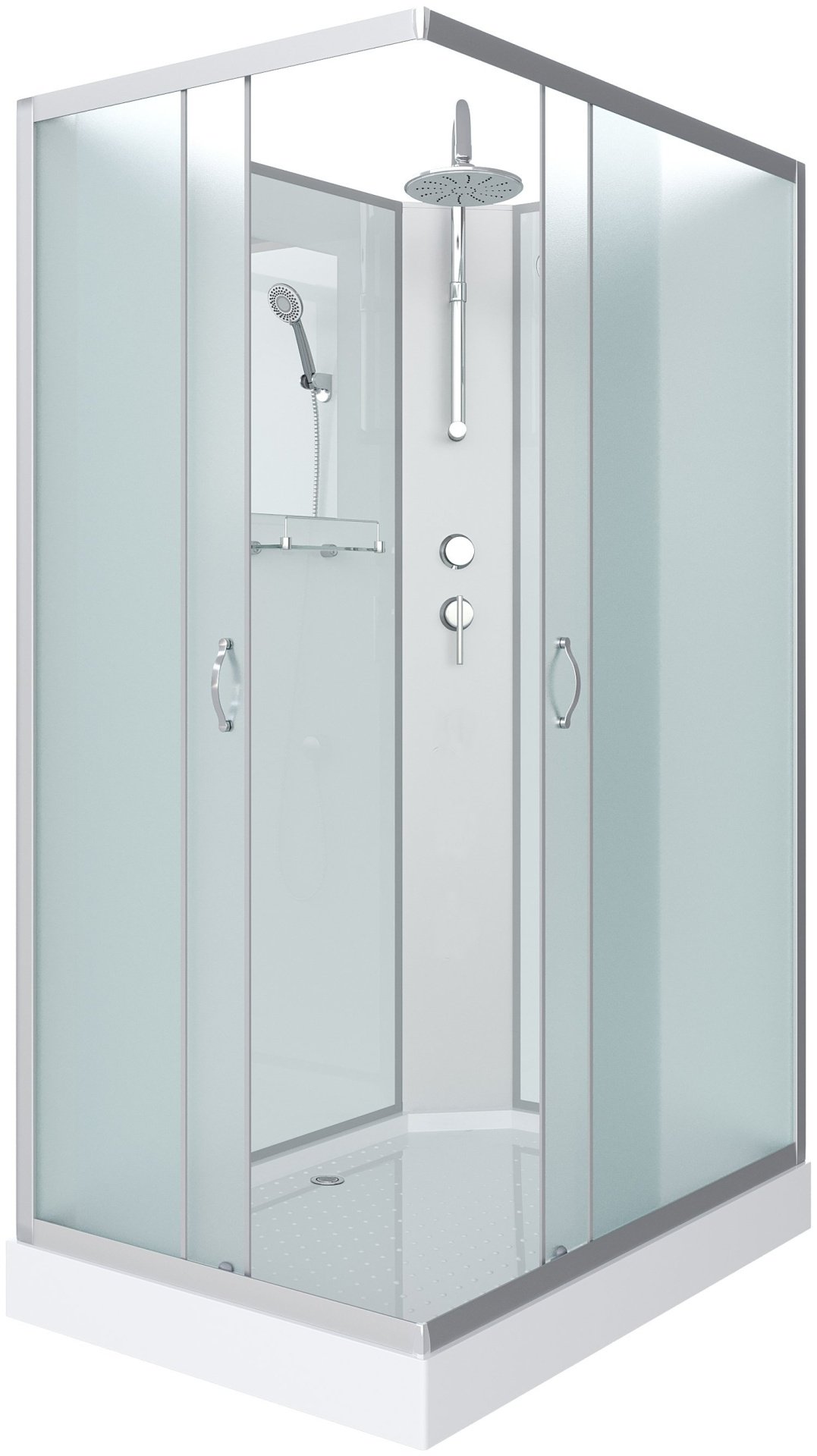 Душевая кабина KABINKA.KZ -43285-14QBKT (210 см х 120 см), низкий поддон