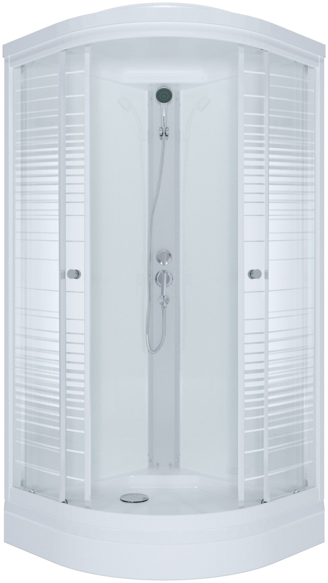 Душевая кабина Triton ДК Стандарт А3 Полосы 90x90