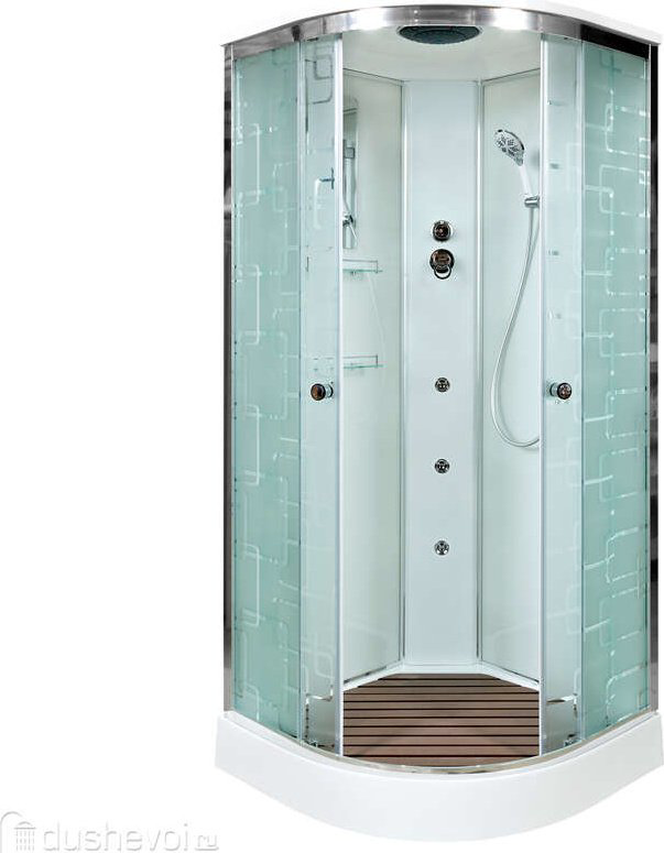 Душевая кабина KABINKA.KZ EM1510 (220х100 см), низкий поддон купить,NaN