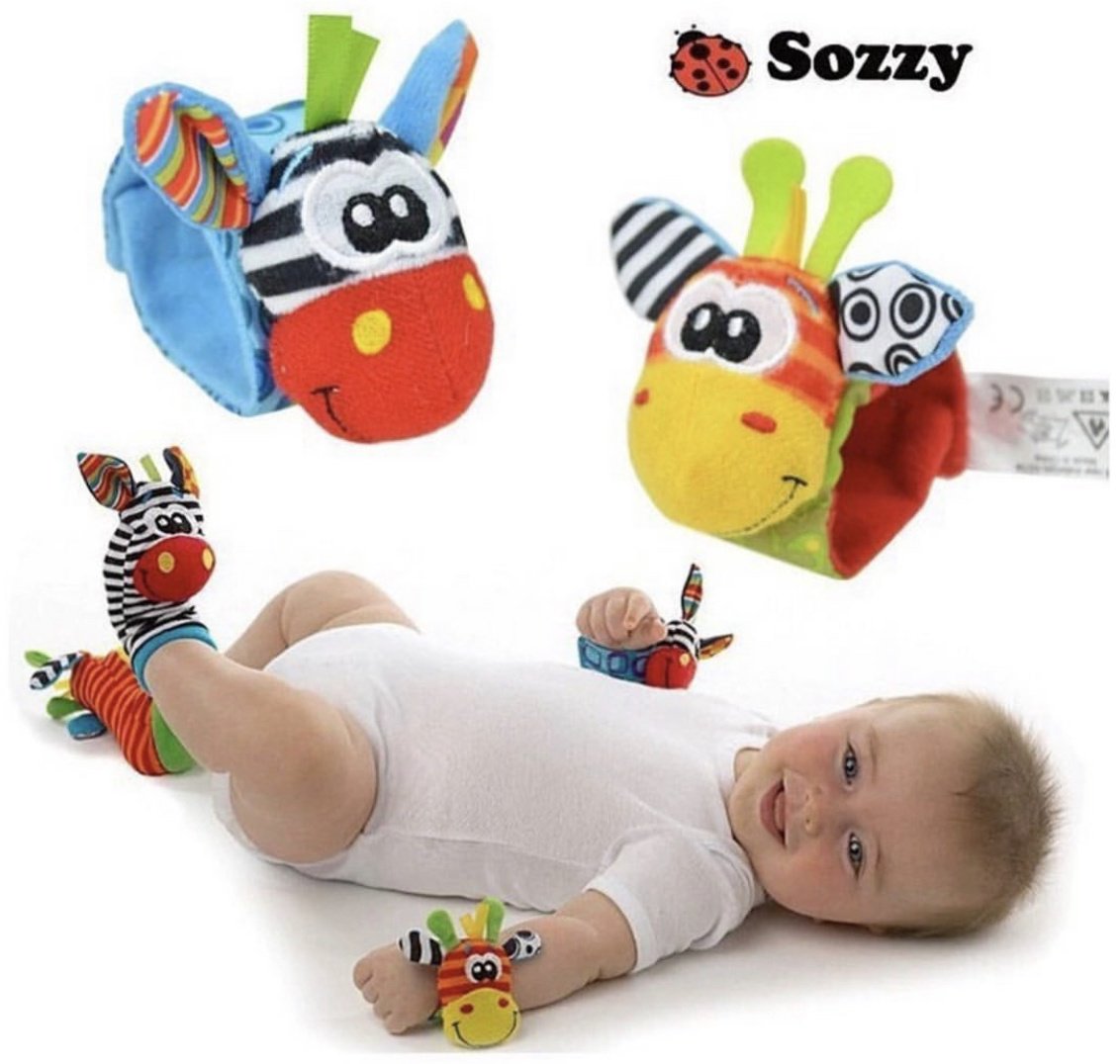 Набор погремушек Sozzy Noski braslet, мультиколор купить,0