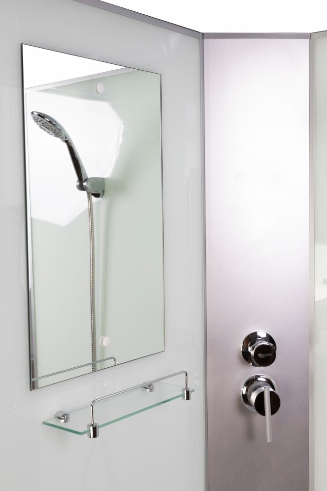 Душевая кабина Niagara NG-43975-14QBKG (200 см х 90 см), низкий поддон