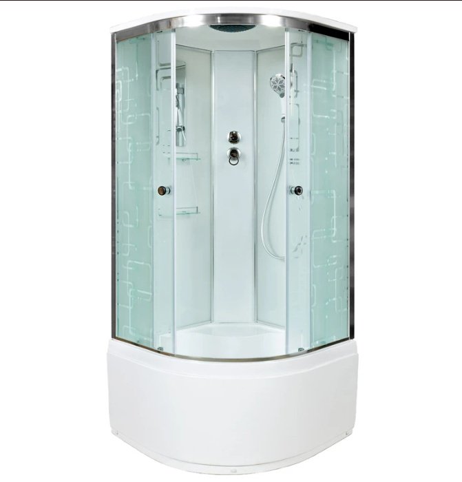 Душевая кабина KABINKA.KZ EM5011 (220х110 см), высокий поддон