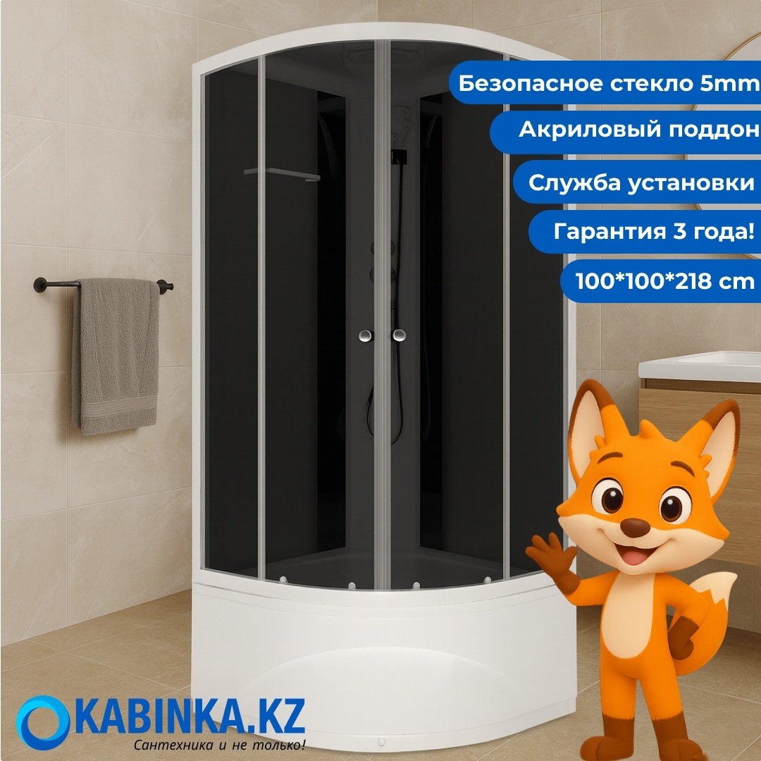 Душевая кабина Domani-Spa Delight High 110 (218х100 см), высокий поддон