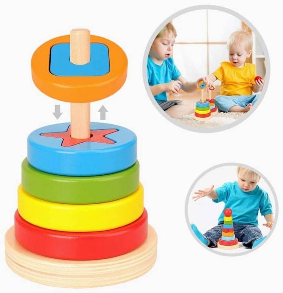 Пирамидка BOBO kids фигуркы купить,0
