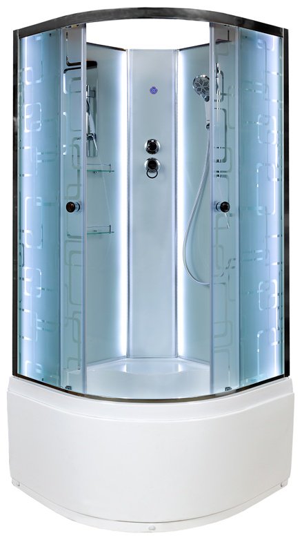 Душевая кабина KABINKA.KZ EM5011N LED (208х110 см), высокий поддон - ForteMarket Душевая кабина KABINKA.KZ EM5011N LED (208х110 см), высокий поддон купить,0