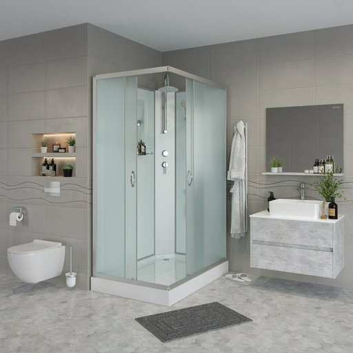 Душевая кабина Niagara NG-43975-14QBKT (210 см х 90 см), низкий поддон