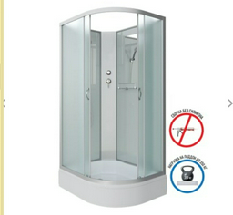 Душевая кабина KABINKA.KZ NG-33984-14LBKT (215 см х 90 см), средний поддон