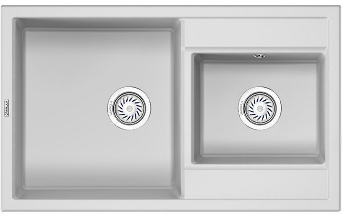 Кухонная мойка GRANULA 8201 врезная 82х50х19.5 см, кварцевый песок купить,NaN