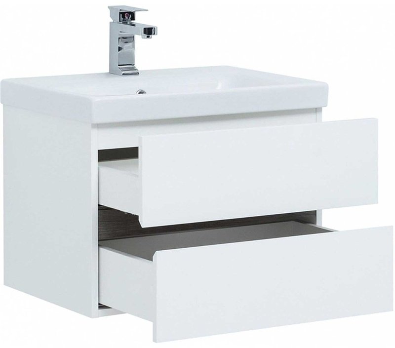 Тумба с раковиной KABINKA.KZ Беркли 50, 50x48.2x40 см, белый