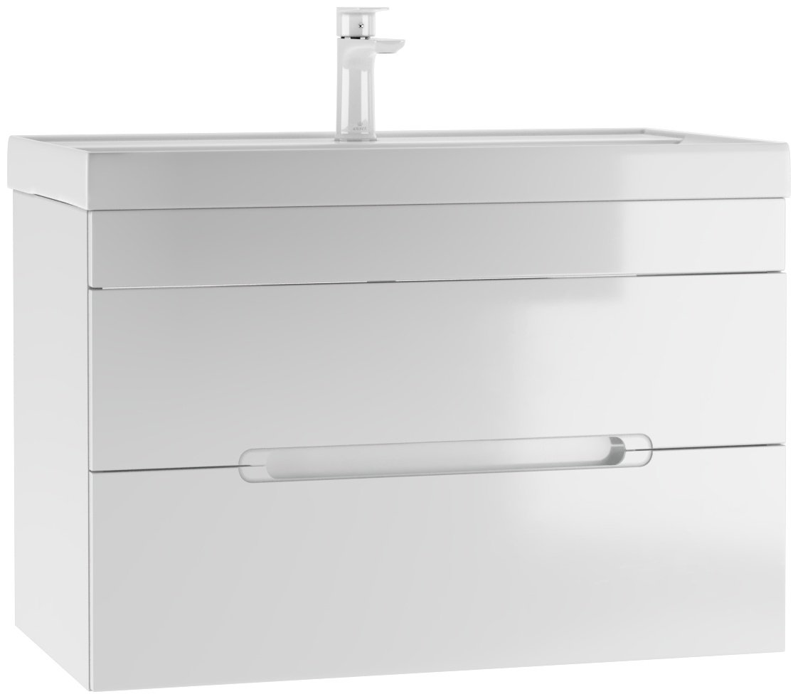 Тумба с раковиной KABINKA.KZ Байтерек, 77.6x52x43.6 см, белый