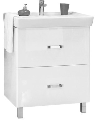 АКВАТОН Америна 70Н белая (напольная 2 ящика)