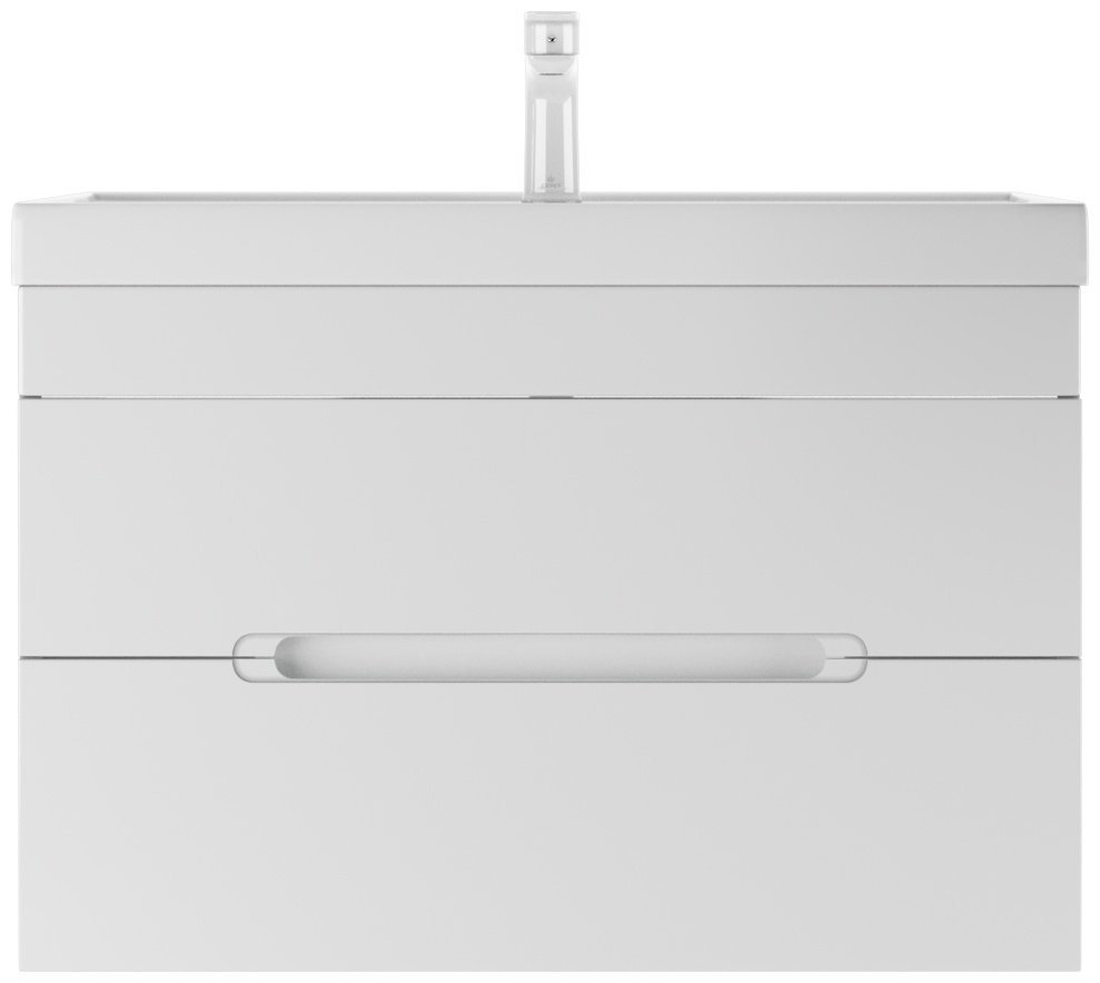 Тумба с раковиной KABINKA.KZ Байтерек, 77.6x52x43.6 см, белый
