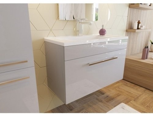 Тумба с раковиной KABINKA.KZ Elin, 80x48x36.6 см, белый