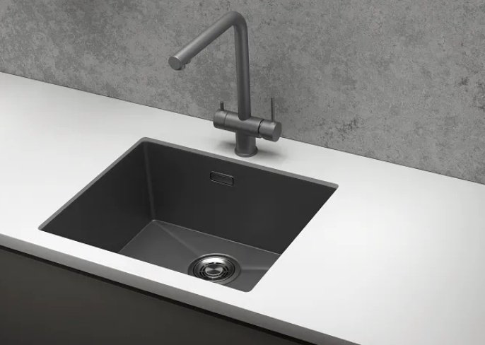Кухонная мойка GRANULA 5445U ГРАФИТ врезная 54х45х20 см, нержавеющая сталь купить,NaN