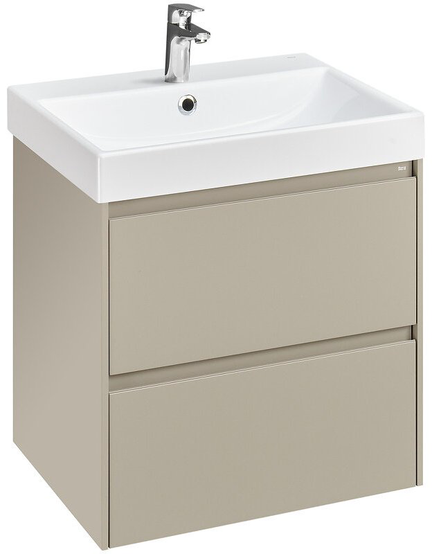 Тумба с раковиной Roca A857613510, 60x64.5x46 см, бежевый купить,NaN