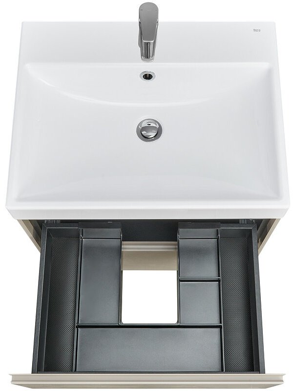 Тумба с раковиной Roca A857613510, 60x64.5x46 см, бежевый