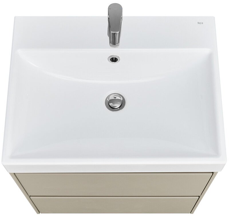 Тумба с раковиной Roca A857613510, 60x64.5x46 см, бежевый