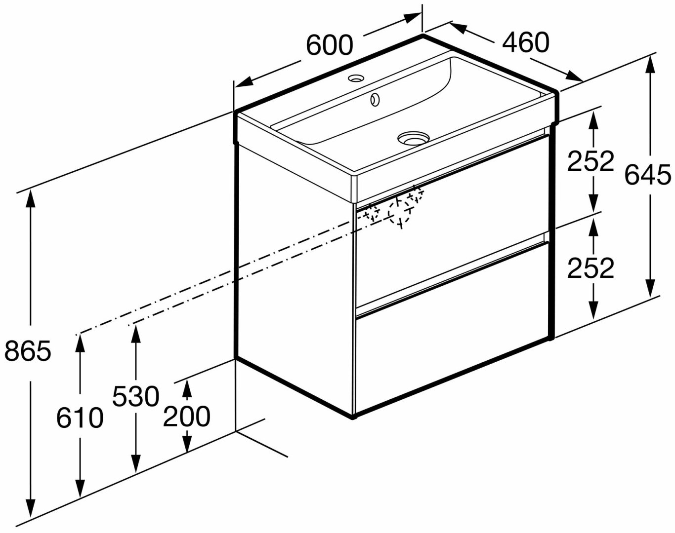 Тумба с раковиной Roca A857613510, 60x64.5x46 см, бежевый купить,NaN
