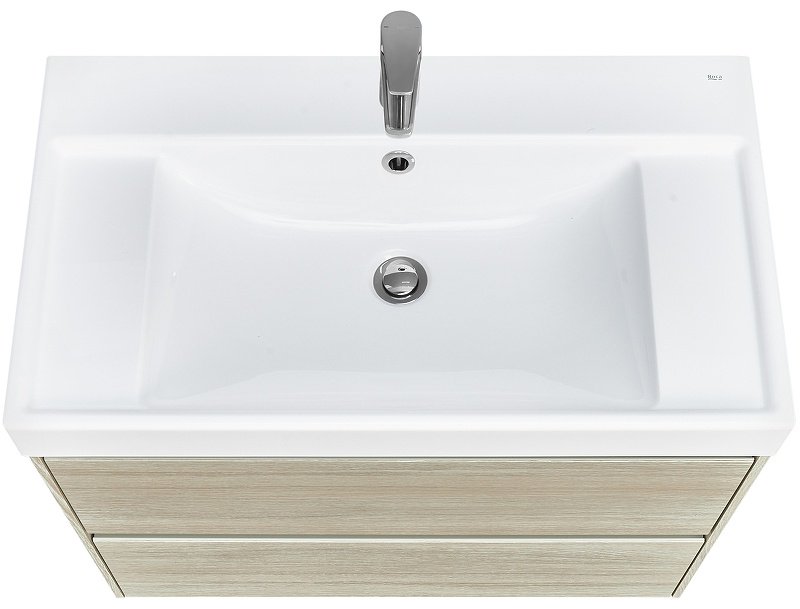 Тумба с раковиной Roca A857630512, 80x64.5x46 см, светло-коричневый