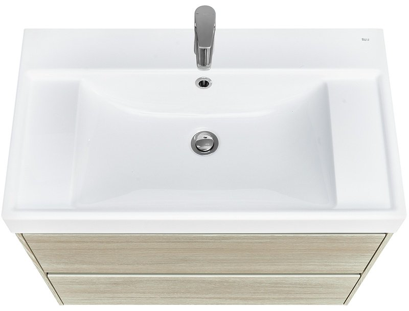Тумба с раковиной Roca A857630512, 80x64.5x46 см, светло-коричневый купить,NaN
