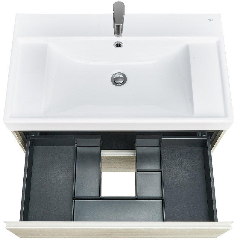 Тумба с раковиной Roca A857630512, 80x64.5x46 см, светло-коричневый