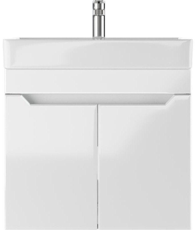 Тумба с раковиной KABINKA.KZ DM2310T, 57.5x50x43.5 см, белый