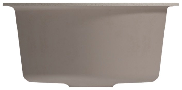 Кухонная мойка Mixline ML-GM-12 врезная 48х48х21 см, искусственный мрамор, тон бежевый