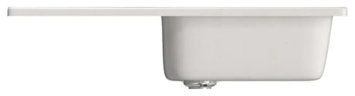 Кухонная мойка Mixline ML-GM-20 врезная 19х83х48 см, искусственный мрамор, тон белый купить,NaN