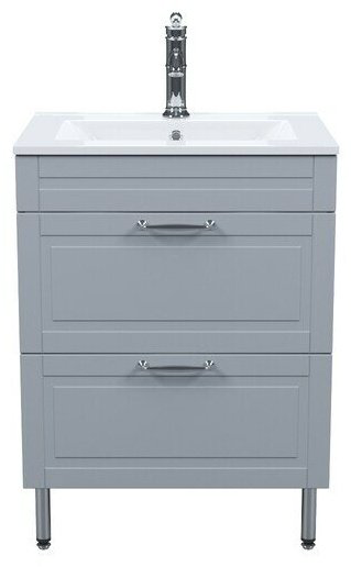 Тумба с раковиной Iddis OXF60L0i95K 60x66x45.5см синий купить,NaN