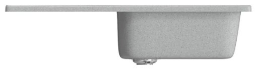 Кухонная мойка Mixline ML-GM-20 врезная 48х83х19 см, искусственный мрамор, тон серый купить,NaN