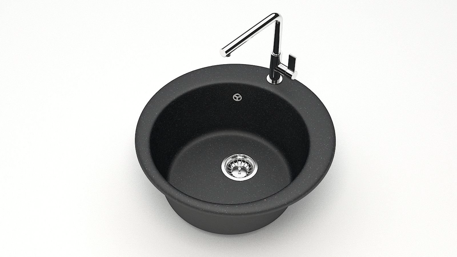 Кухонная мойка Maxstone врезная T003Q004 36.1x19.1 см черный купить,71000