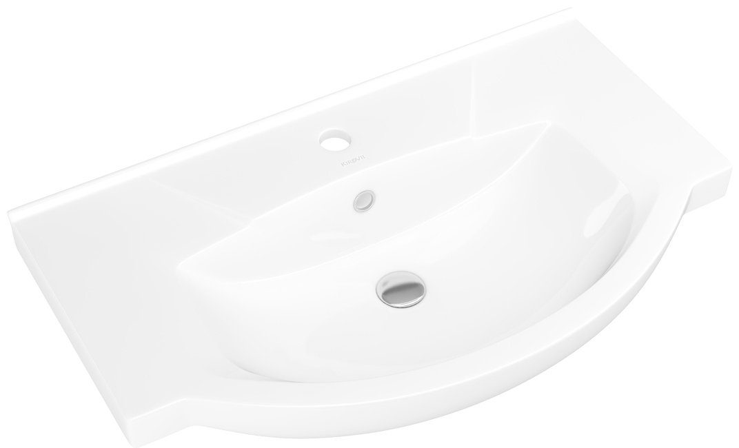 Тумба с раковиной Lindis Максима 75 29375, 75x82x33 см, белый