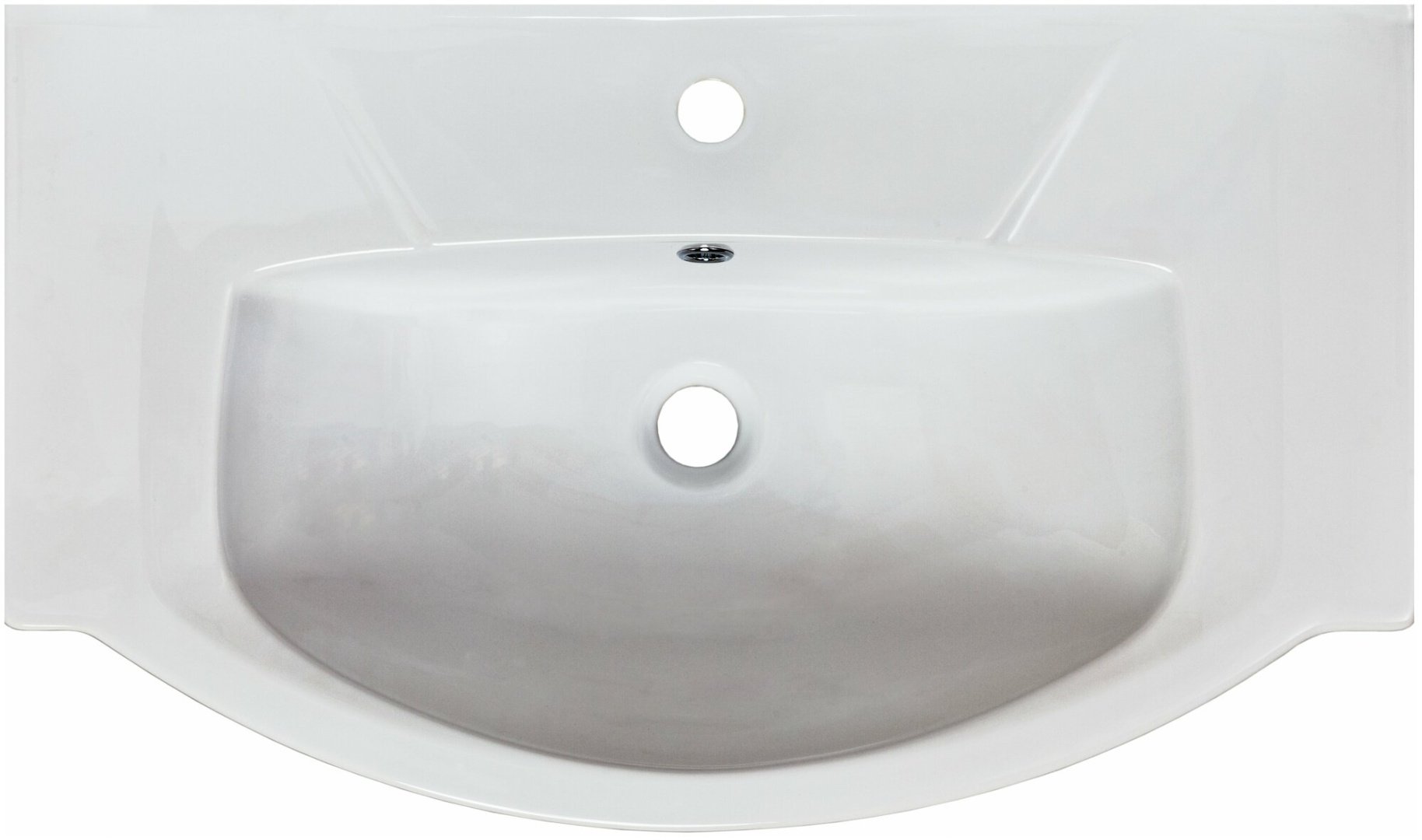 Тумба с раковиной Lindis Максима 75 29375, 75x82x33 см, белый