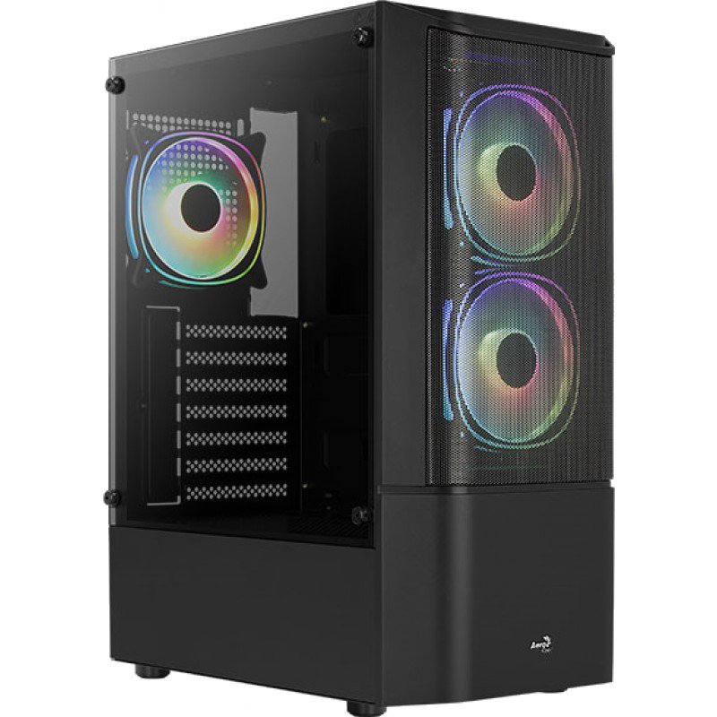 Корпус Aerocool Quantum Mesh-G-BK-v3 RGB черный