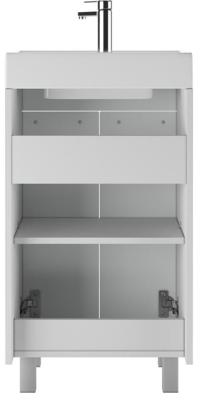Тумба с раковиной KABINKA.KZ DA2708T, 47x79x38.6 см, белый