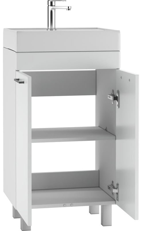 Тумба с раковиной KABINKA.KZ DA2708T, 47x79x38.6 см, белый