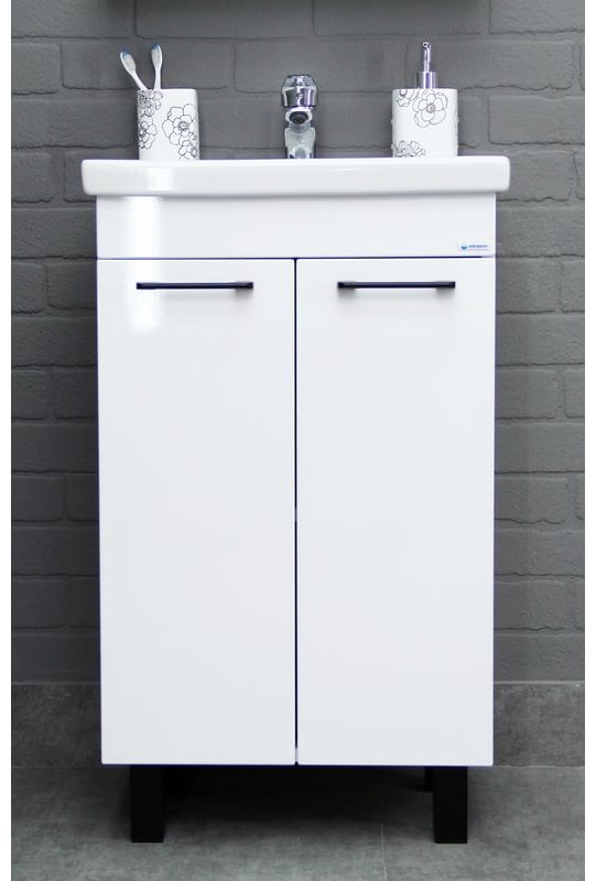 Тумба с раковиной KABINKA.KZ DA2708T, 47x79x38.6 см, белый