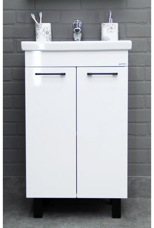 Тумба с раковиной Kabinka.kz DA2708T, 47x79x38.6см белый купить,NaN