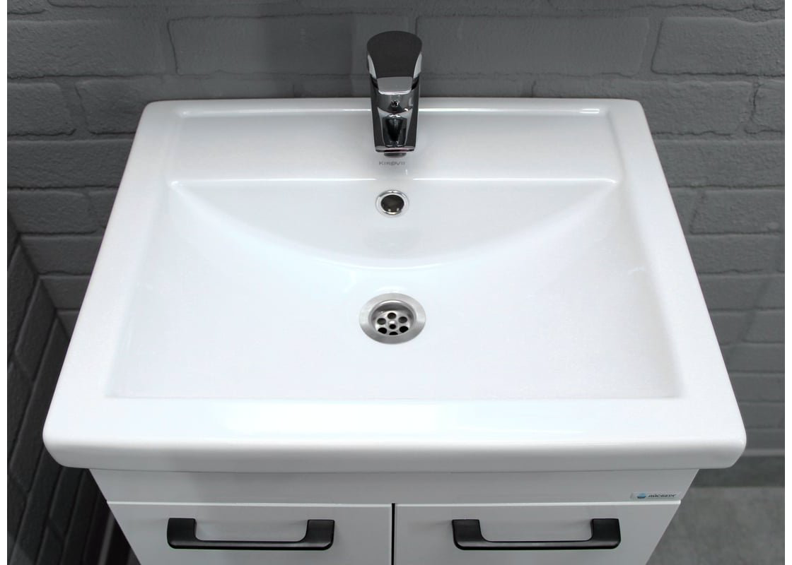 Тумба с раковиной Kabinka.kz DA2708T, 47x79x38.6см белый купить,NaN